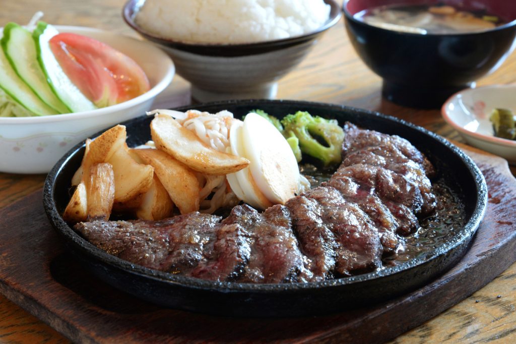 鹿ステーキ